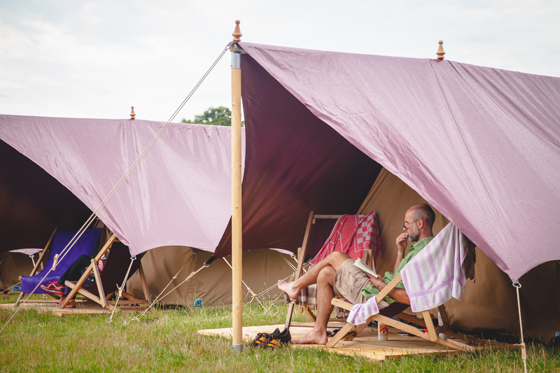 Camping at A Summer's Tale Festival