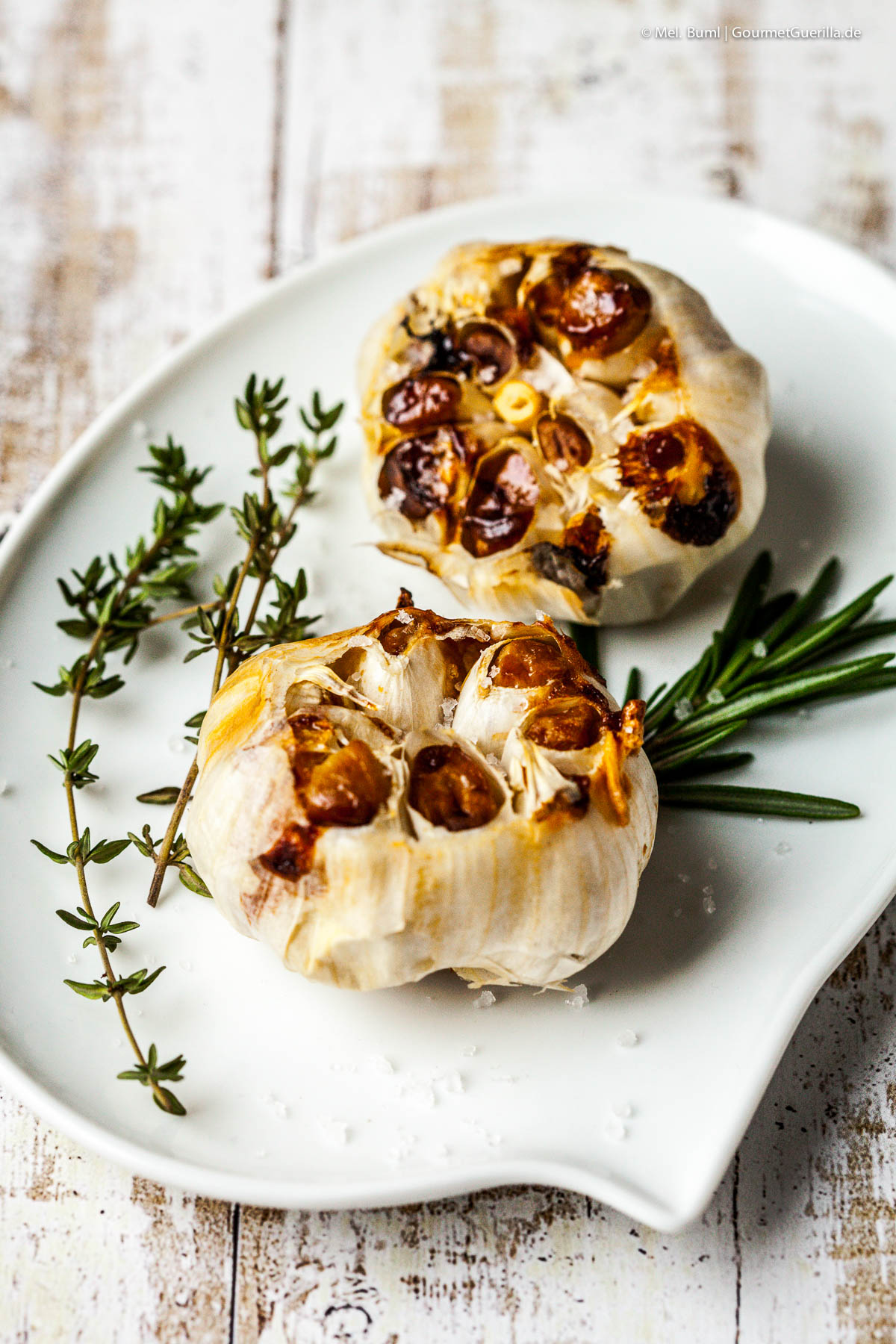 {Basics} Baked, caramelized garlic. So easy & stunningly good!