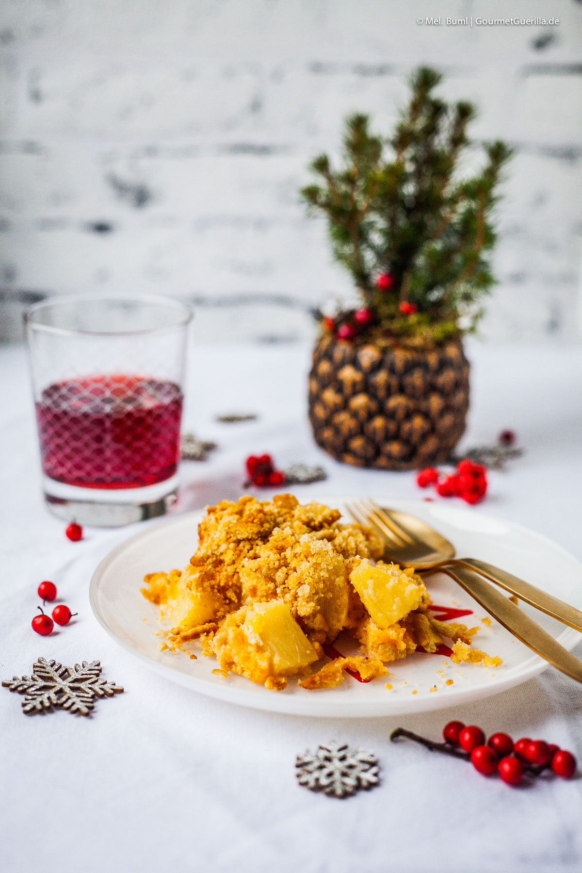 North Carolina Christmas Casserole with Pineapple and Cheddar | GourmetGuerilla.com