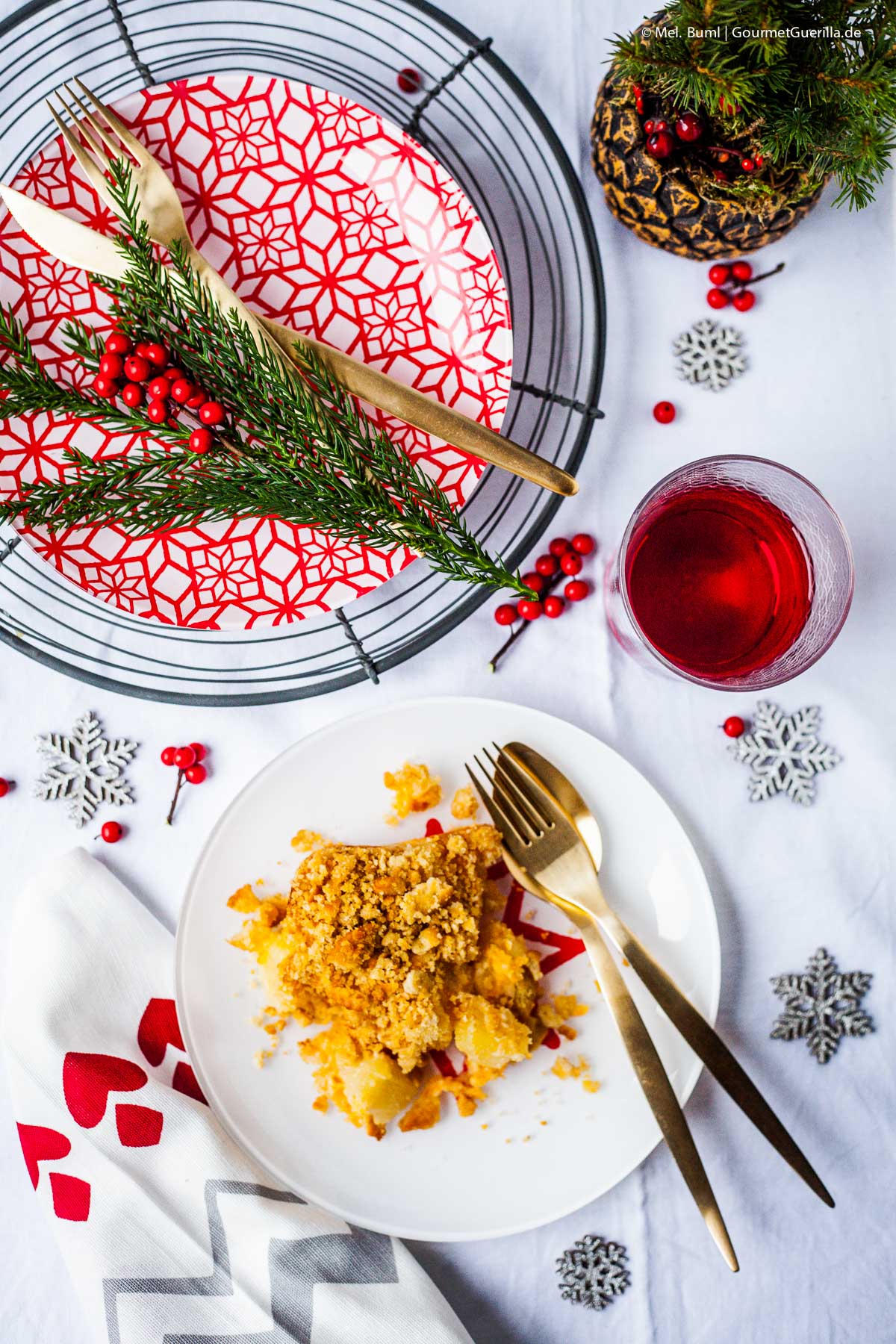 North Carolina Christmas Casserole with Pineapple and Cheddar | GourmetGuerilla.com